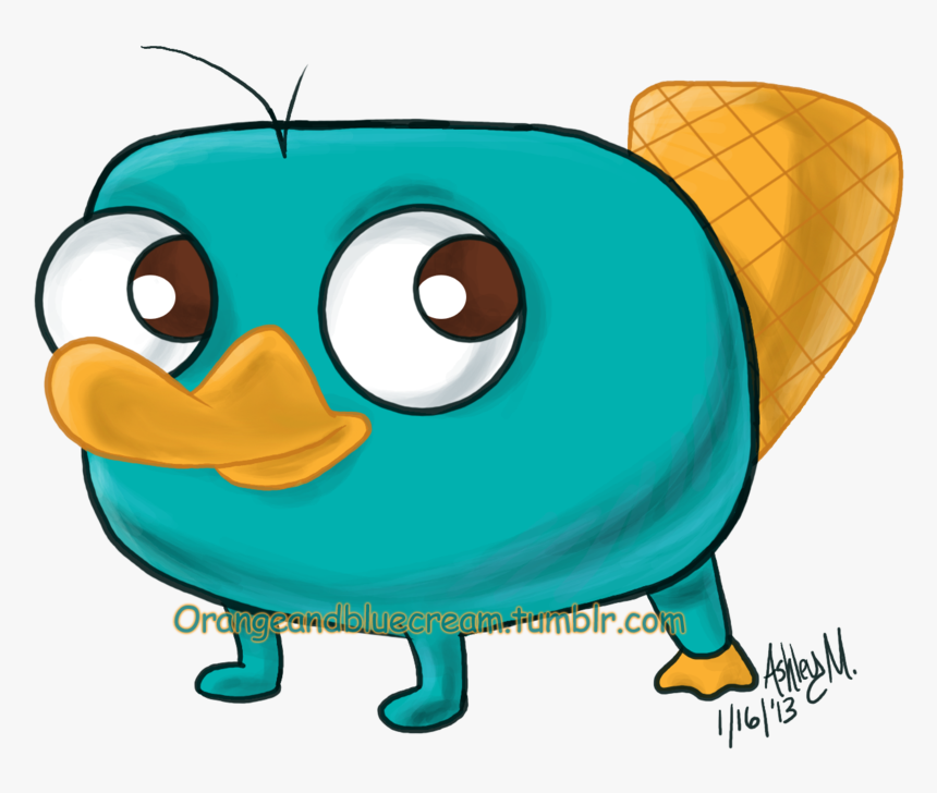 Cute Perry The Platypus, Phineas And Ferb, Disney Fun, - Cute Perry The Platypus, HD Png Download, Free Download