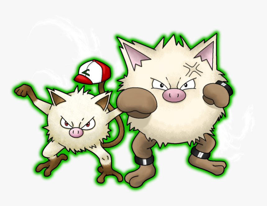 Pokemon Mankey And Primeape, HD Png Download, Free Download