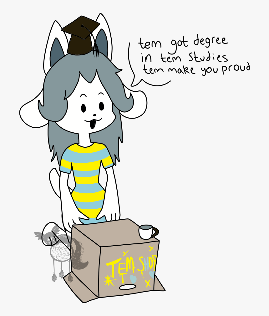 Undergrad - Anthro Temmie, HD Png Download, Free Download