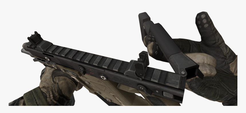 Vector Folding Stock Mw2 , Png Download - Firearm, Transparent Png, Free Download