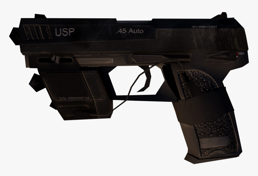 Usp 45 The Call Of Duty Wiki Black Ops Ii Ghosts - Firearm, HD Png Download, Free Download
