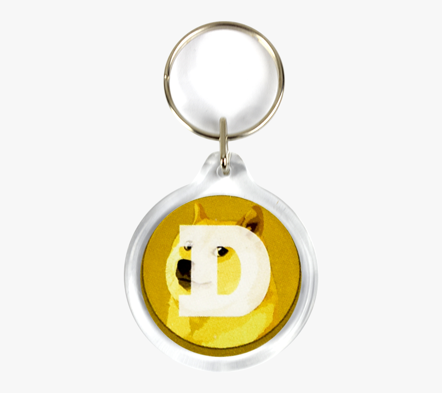 Dogecoin Acrylic Keyring - Keychain, HD Png Download, Free Download