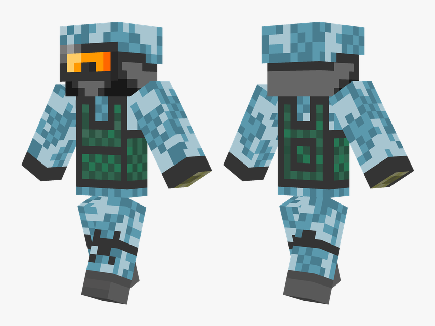 Cool Soldier Minecraft Skins, HD Png Download, Free Download