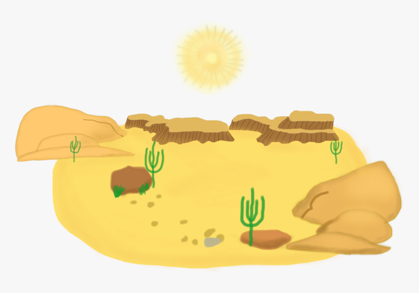 Desert Clipart For Kid - Desert Clipart Png, Transparent Png, Free Download