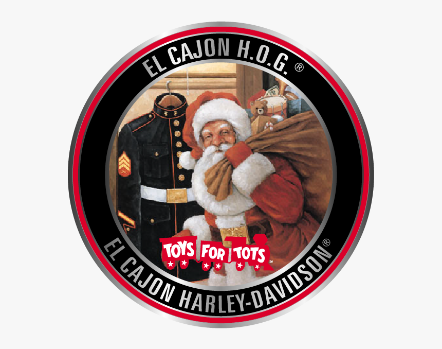 El Cajon Harley - Toys For Tots Santa, HD Png Download, Free Download