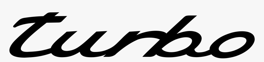 Turbo Logo Png Transparent - Porsche Turbo Logo Vector, Png Download, Free Download