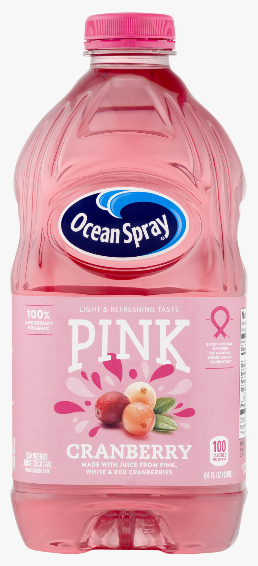Ocean Spray Pink Cranberry Juice, HD Png Download, Free Download
