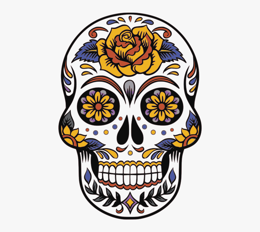 Skulls - Sugar Skull Clipart, HD Png Download, Free Download