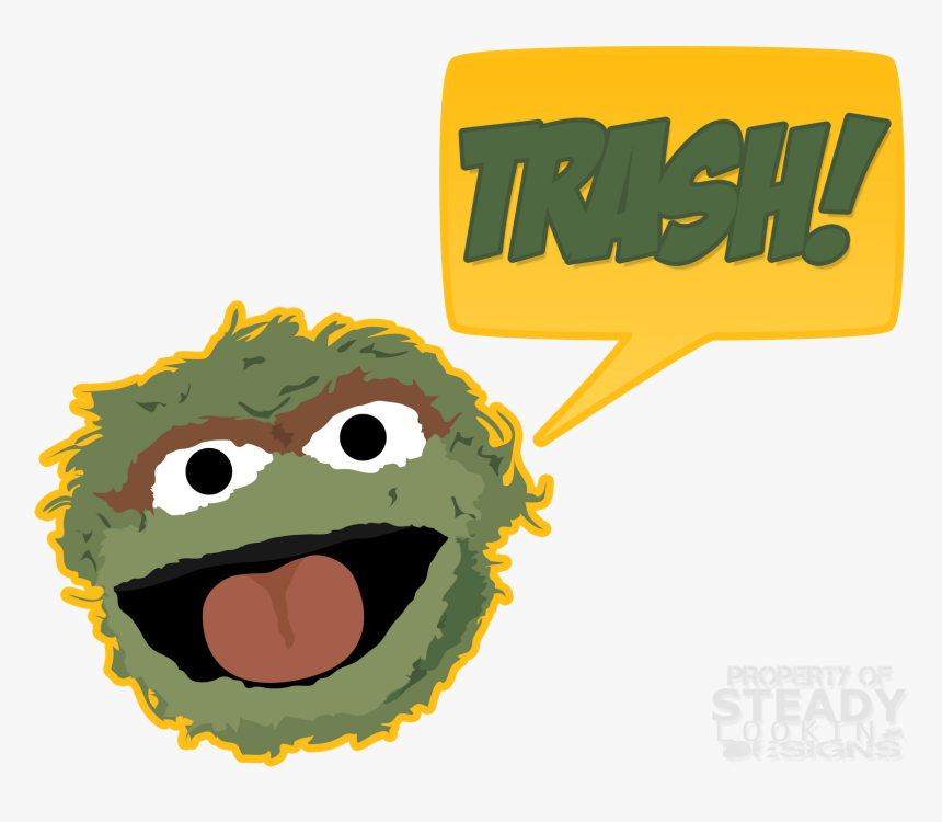 Oscar The Grouch Png - Clip Art Oscar The Grouch, Transparent Png, Free Download