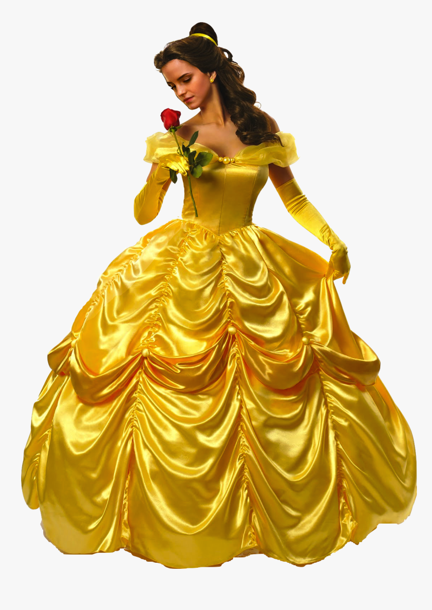 Belle Beast Dress Costume Disney Princess - Princess Belle Dress, HD Png Download, Free Download