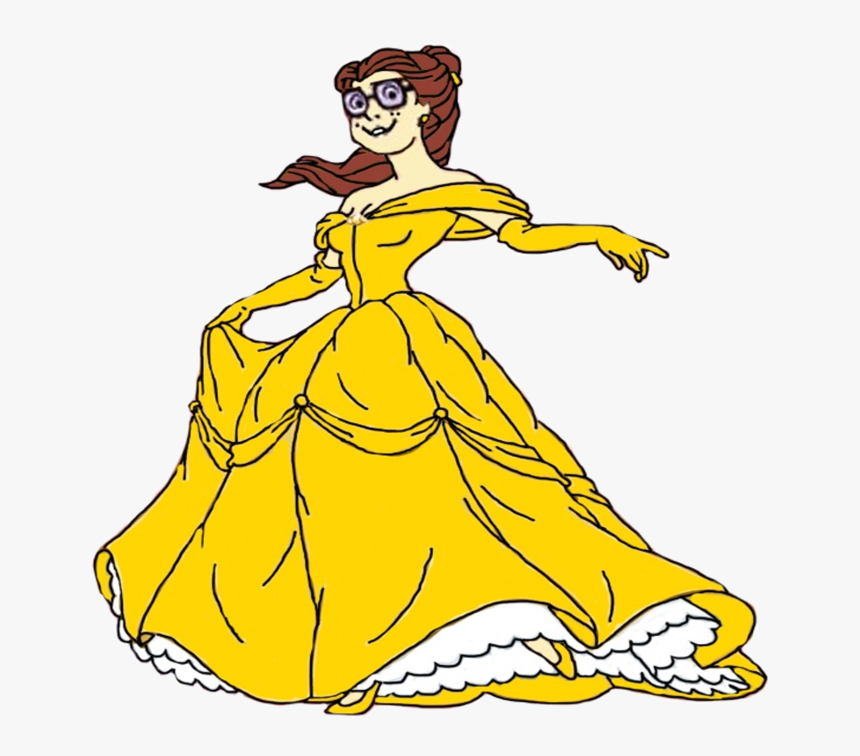 Belle Vector Princess Dress - Scooby Doo Princess Velma, HD Png Download, Free Download