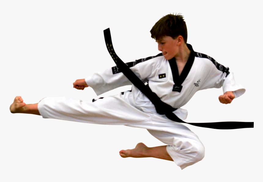 Mr Wright Has Trained Over 250 Students To Black Belt - Taekwondo Flying Kick Png, Transparent Png, Free Download