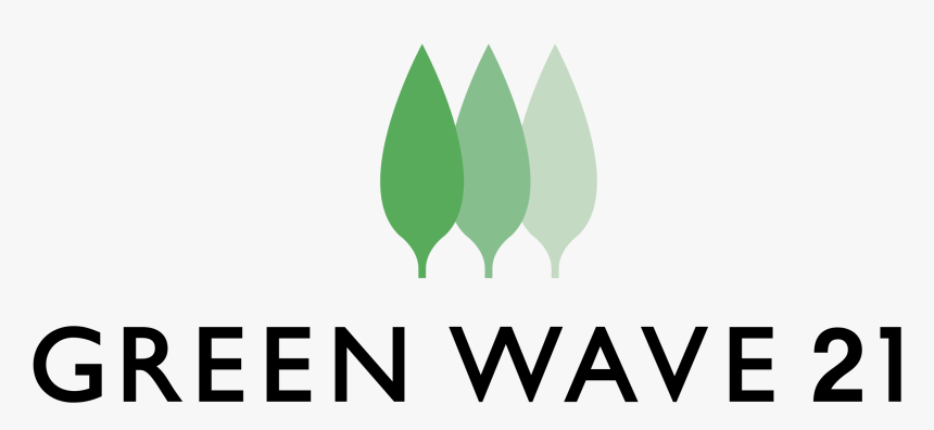 Green Wave 21 Logo Png Transparent - Graphic Design, Png Download, Free Download
