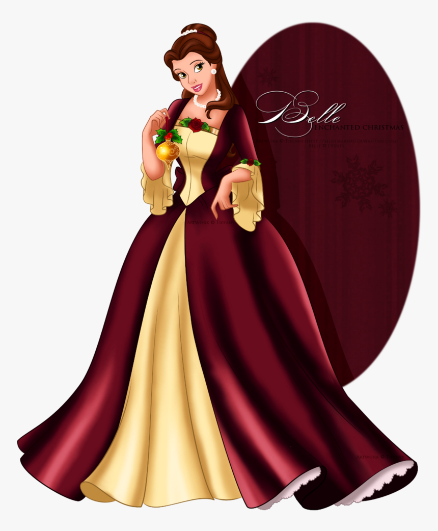 #princess Belle Plus - Beauty And The Beast Belle Christmas Dress, HD Png Download, Free Download