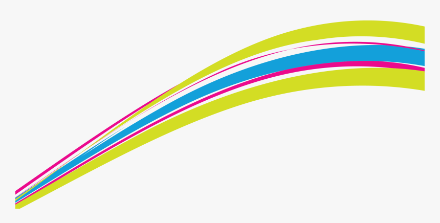 Green Blue Pink Wave - Yellow Green Blue Wave Png, Transparent Png, Free Download