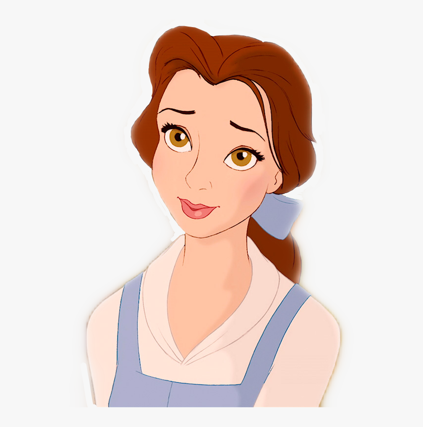 belle #beautyandthebeast #disney #princess #disneyprincess - Famous Cartoon  Characters With Brown Hair, HD Png Download - kindpng