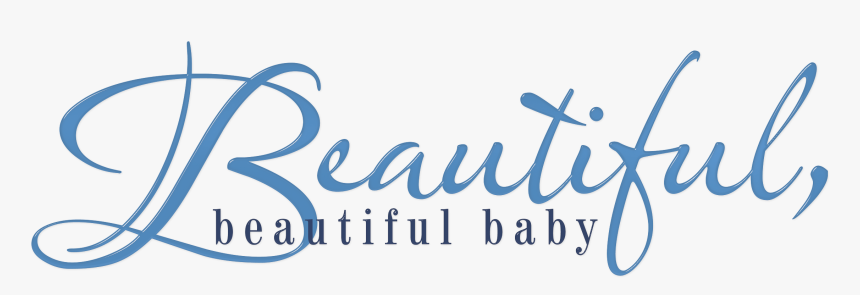 Beautiful Baby Text Png, Transparent Png, Free Download