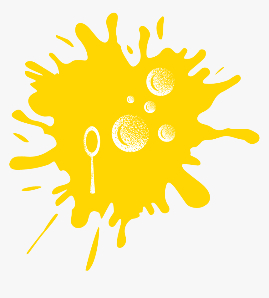 Bubbles Yellow Splash@4x - Illustration, HD Png Download, Free Download