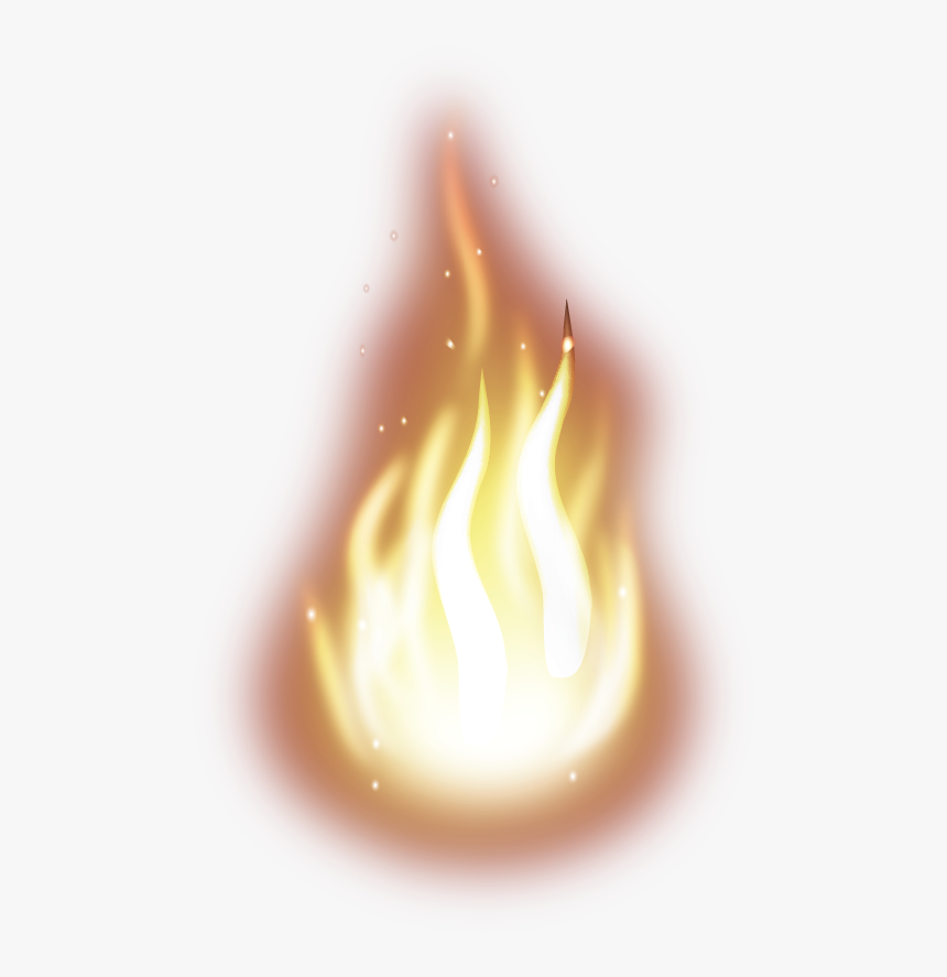 Yellow Red Flame - Flame, HD Png Download, Free Download