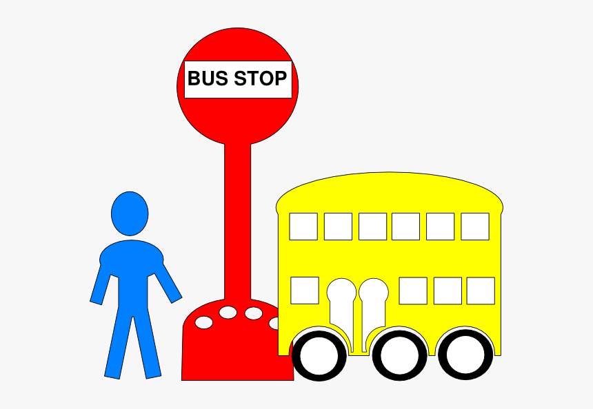 Bus Station Cartoon, HD Png Download, Free Download