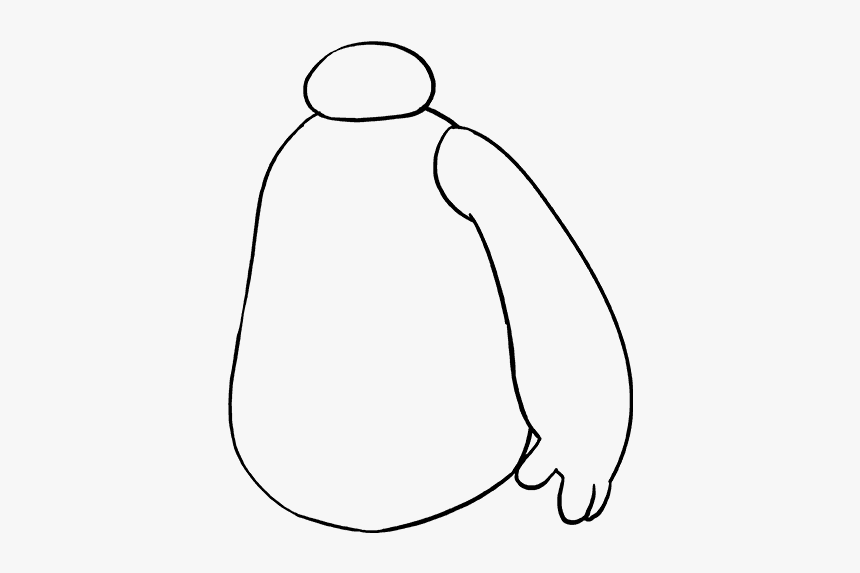 How To Draw Baymax From Big Hero, HD Png Download, Free Download