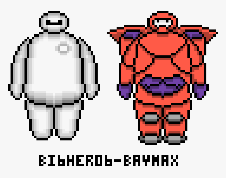 Big Hero 6 Pixel Art, HD Png Download, Free Download