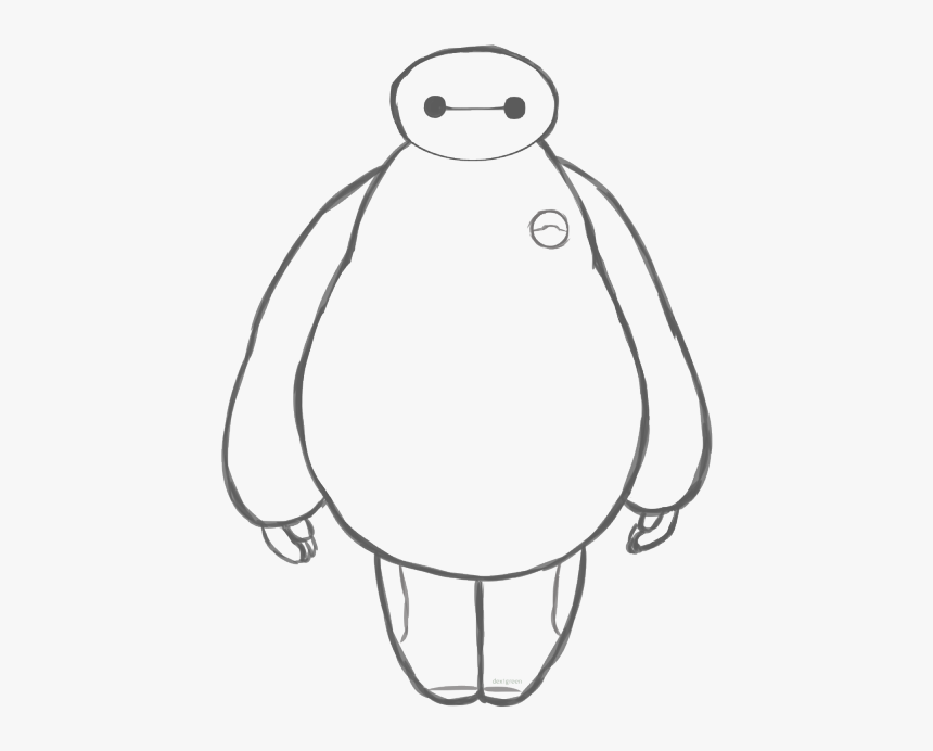 Sketch Baymax, HD Png Download, Free Download