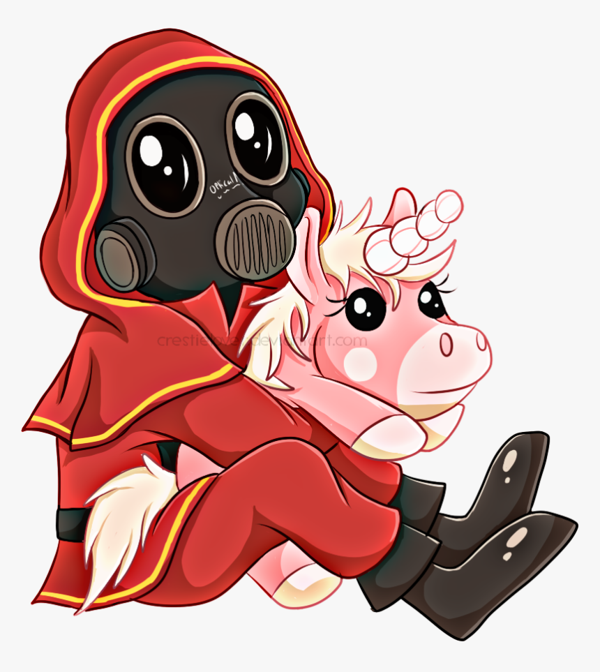 #pyro #tf2 #sticker #remixit - Cute Tf2 Pyro Art, HD Png Download, Free Download