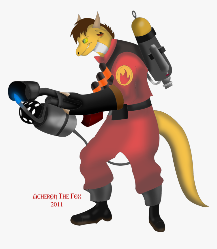 Team Furtress - Red Pyro - Pyro Is A Furry, HD Png Download, Free Download