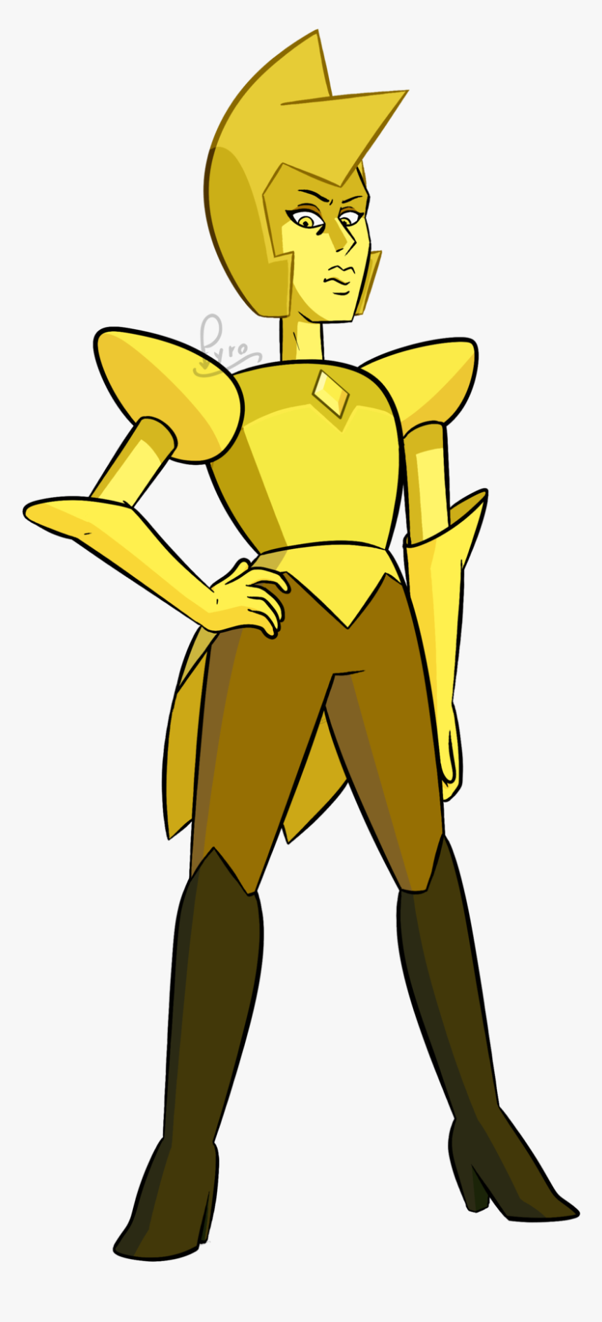 Transparent Yellow Diamond Steven Universe, HD Png Download, Free Download