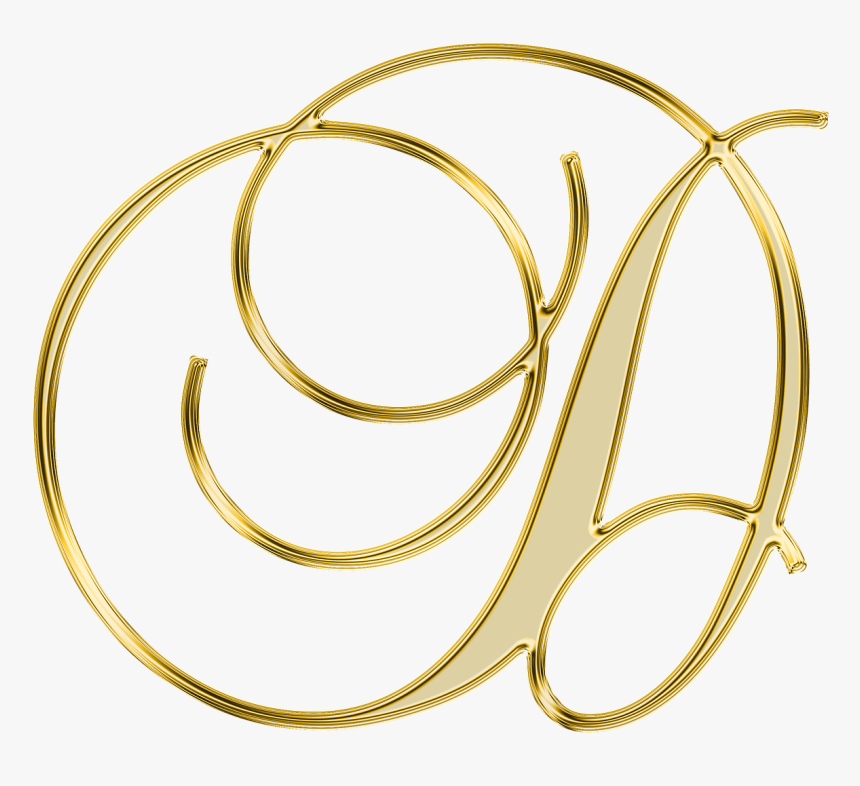 Capital Letter D Elegant - Gold Letter B Png, Transparent Png, Free Download