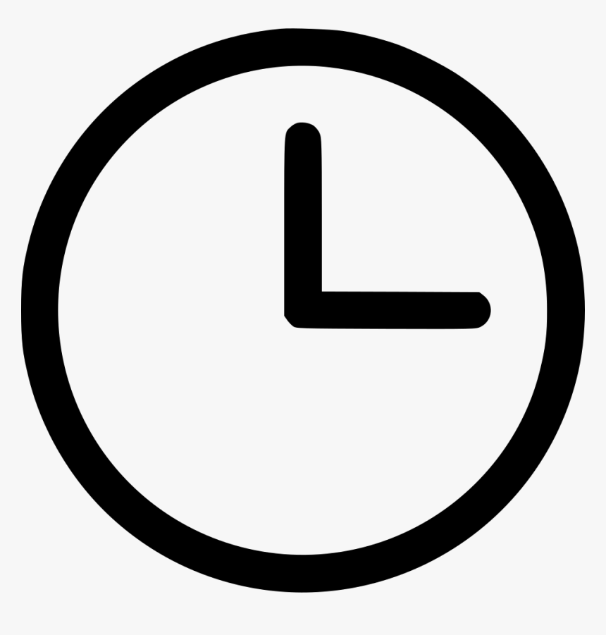 Clock Time Optimization Schedule Meeting Watch Interface - Windows 10 Information Icon, HD Png Download, Free Download