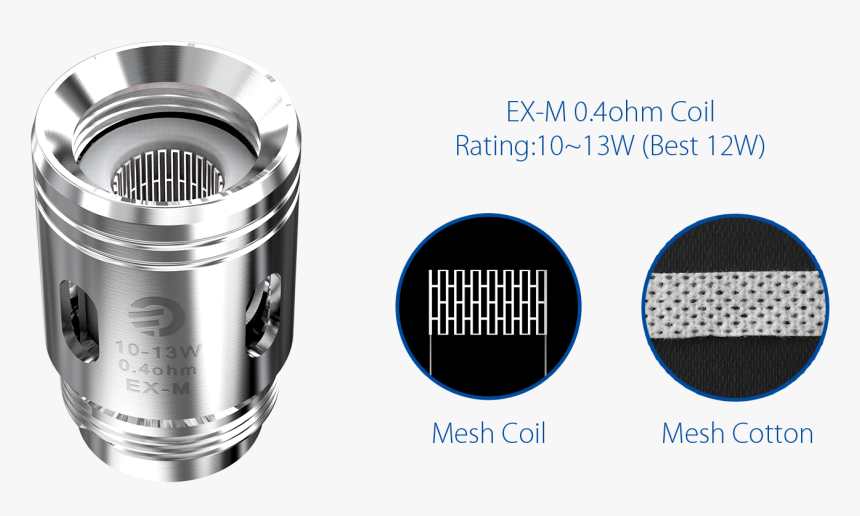Ex-m Coil Head - Joyetech Ex M Coil, HD Png Download, Free Download