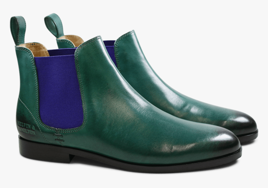 Ankle Boots Susan 10/ R Crust Green Elastic Purple - Slip-on Shoe, HD Png Download, Free Download