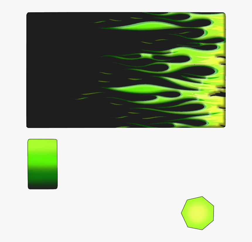 *new*green Flame, Requested By Nerdy Gaming - Parallel, HD Png Download, Free Download