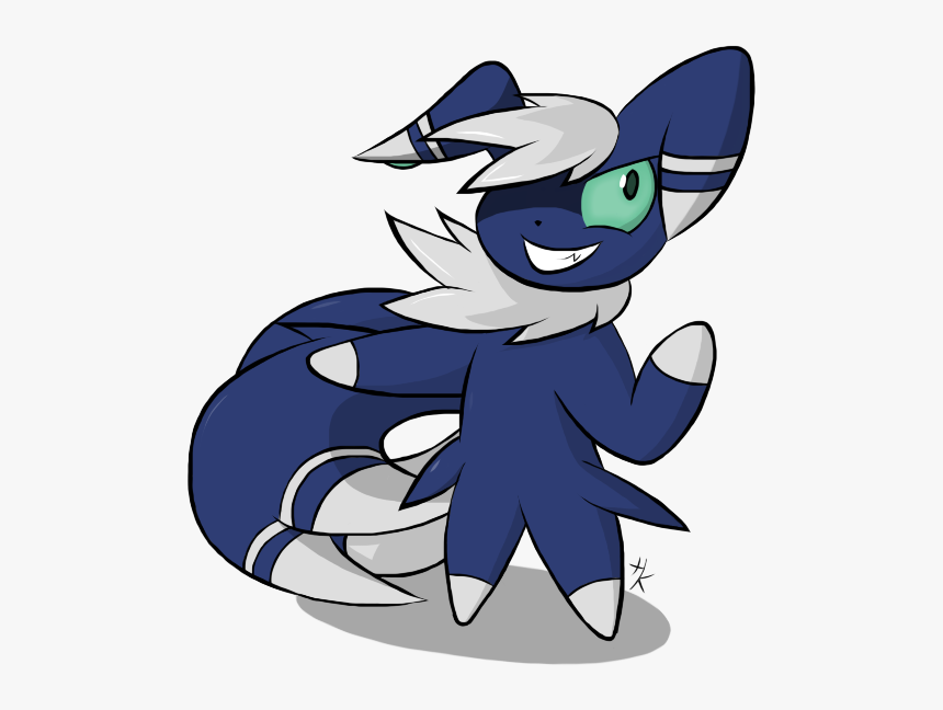 Meowstic Is Ready For Action - Cartoon, HD Png Download, Free Download