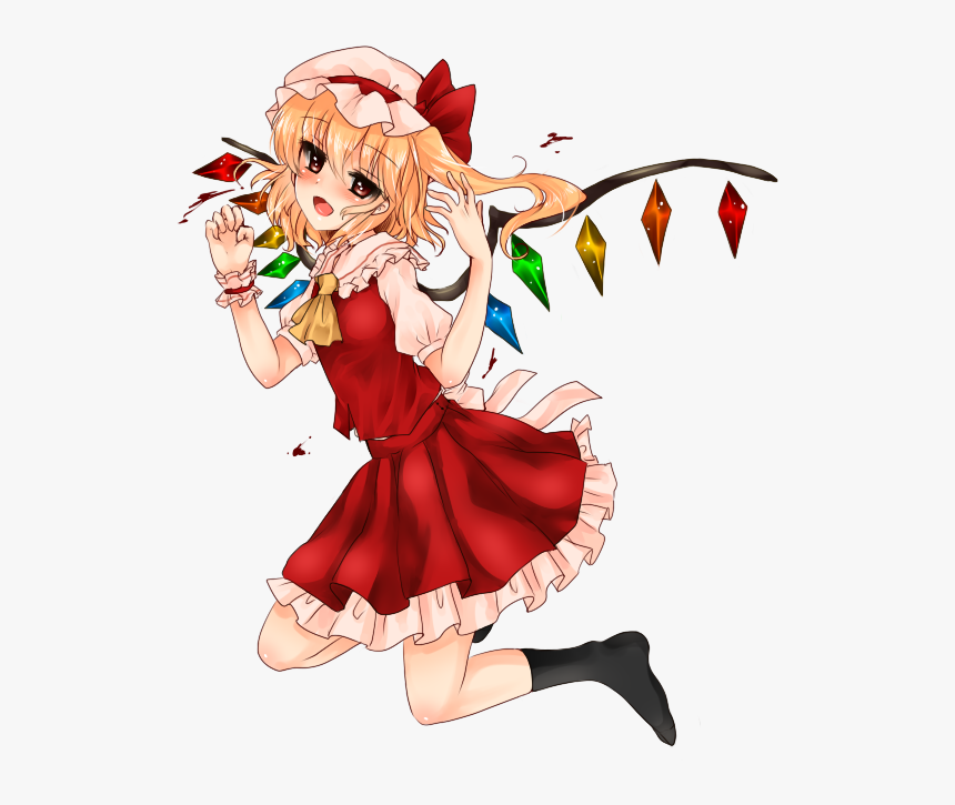 Flandre Scarlet Drawn By Koyashaka - Cartoon, HD Png Download, Free Download