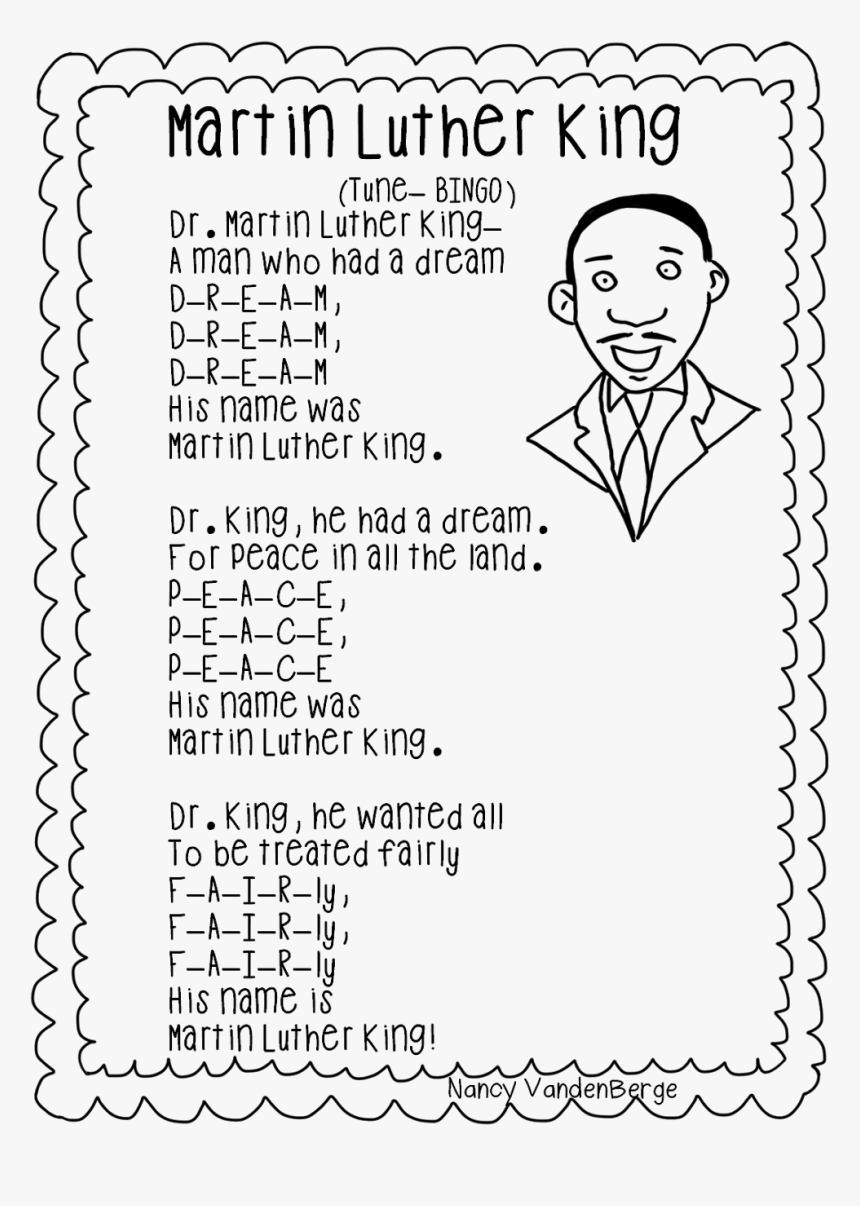 Day Clipart Martin Luther King Jr Martin Luther King Jr Day Activities For Elementary Hd Png Download Kindpng