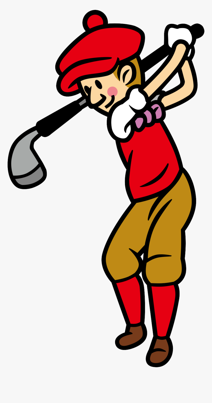Transparent Woman Golf Clipart - Rhythm Heaven Fever Golfer, HD Png Download, Free Download