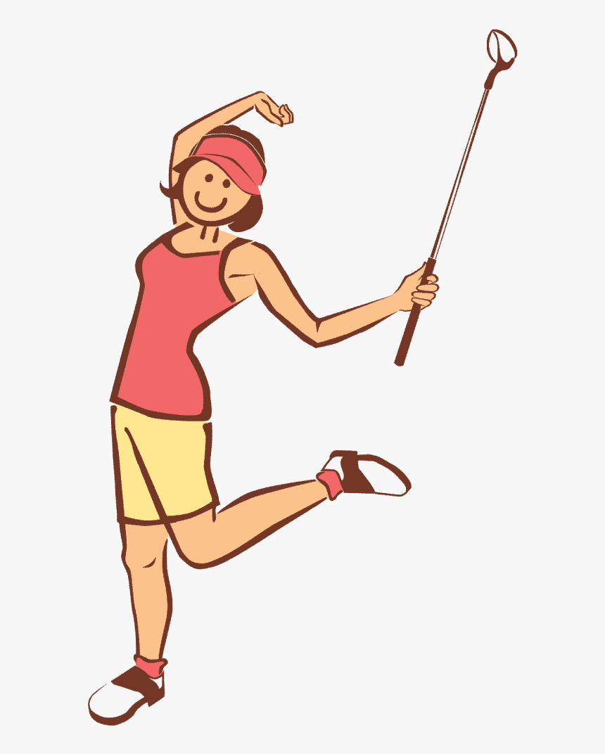 Picture Of A Golfer - Clip Art Golfer, HD Png Download is free transparent ...