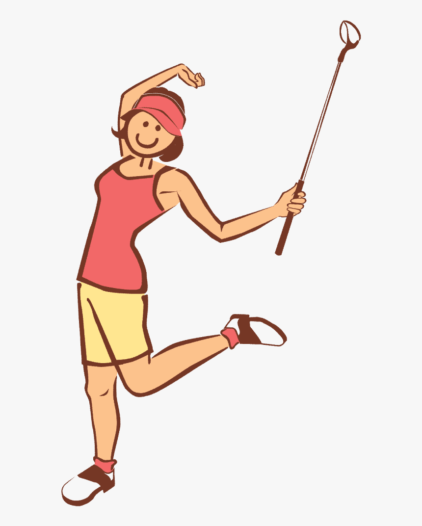 Picture Of A Golfer - Clip Art Golfer, HD Png Download, Free Download