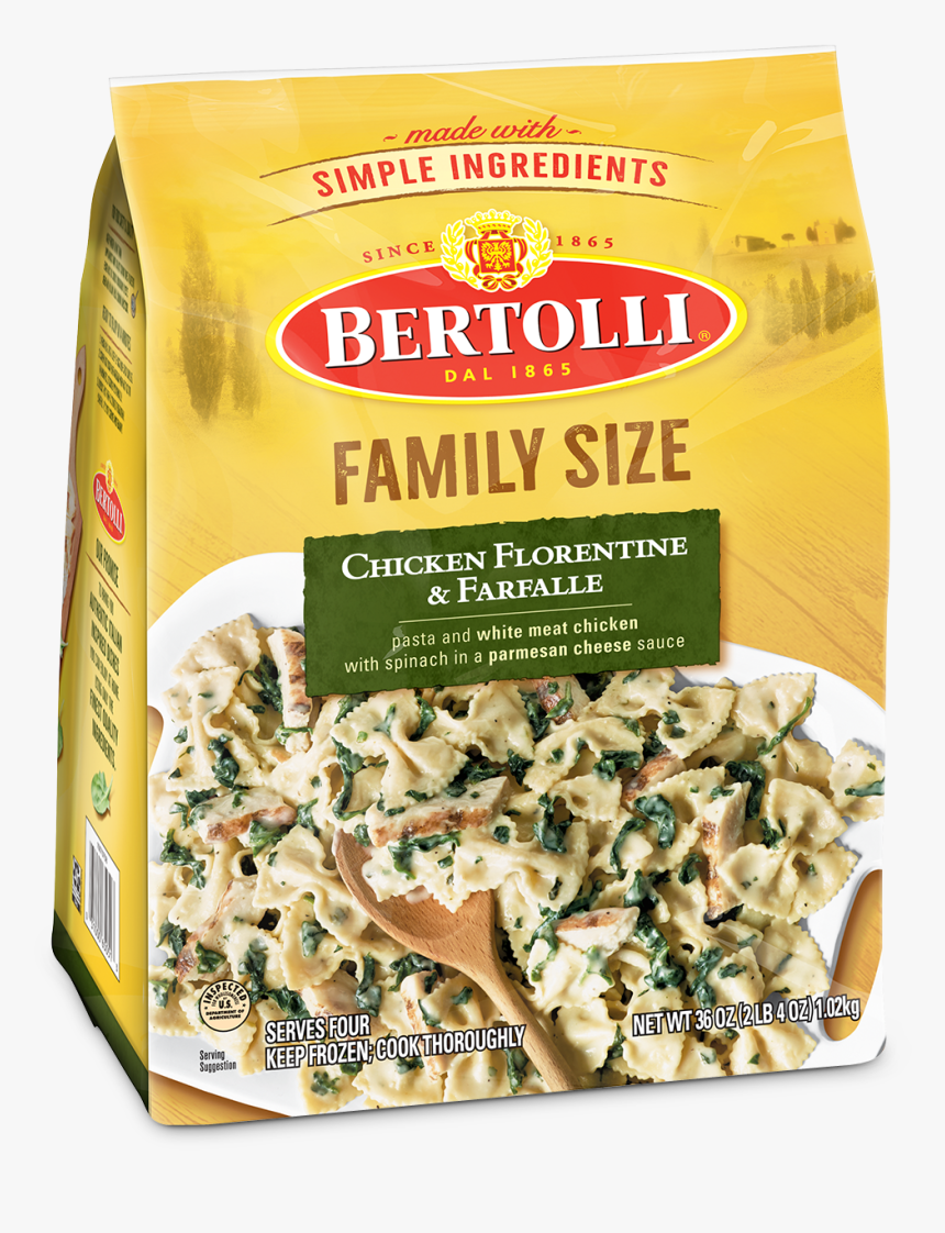 Bertolli Chicken Florentine And Farfalle, HD Png Download, Free Download