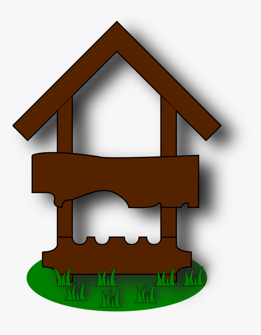 Sign,log Cabin,wood Panel,grass - House, HD Png Download, Free Download