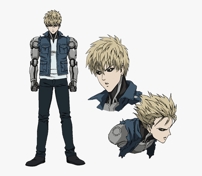 One Punch Man Png -view Fullsize Genos Image - Genos One Punch Man Characters, Transparent Png, Free Download