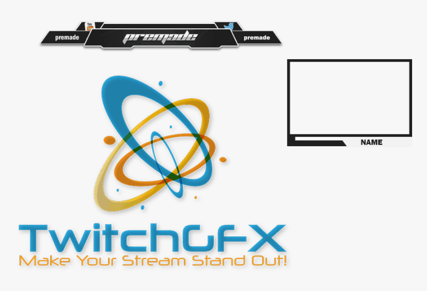 Blank Twitch Overlay - Stream Bar Overlay Template, HD Png Download, Free Download