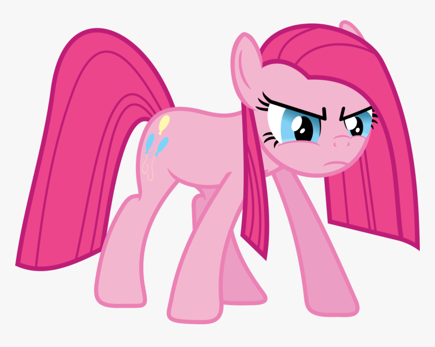 Pinkamena Vector Lost Silver - Pinkamena Diane Pie Angry, HD Png Download, Free Download