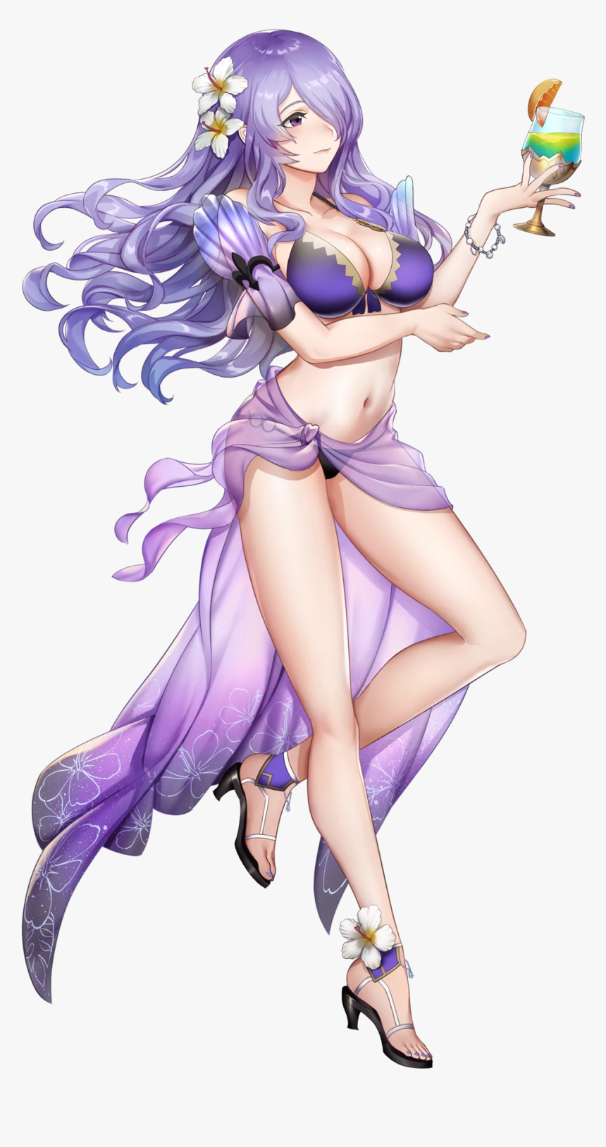 Fictional Character Purple Mythical Creature Cartoon - Fire Emblem Heroes Camilla, HD Png Download, Free Download