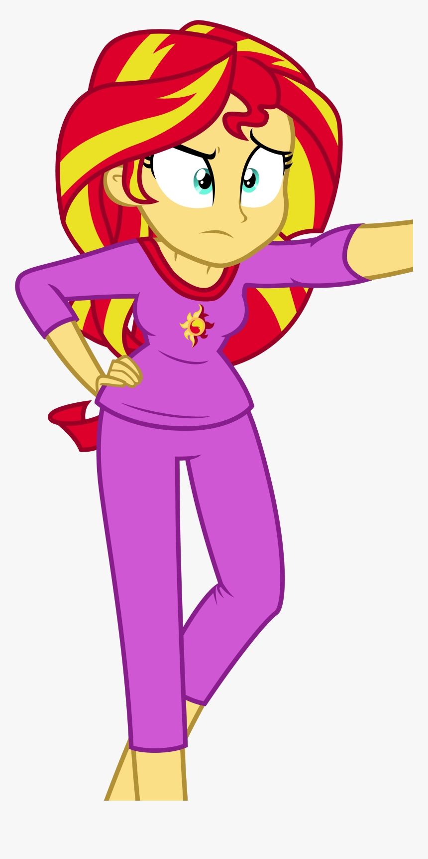 Uploaded Mlp Eg Sunset Shimmer Bikini Clipart Large Size Png Image