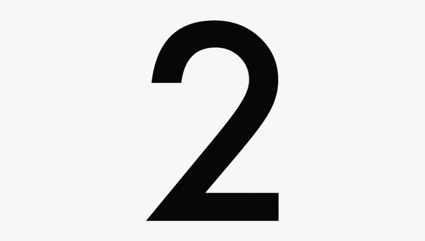 Number 2 Png Free Download - 1 Png, Transparent Png, Free Download