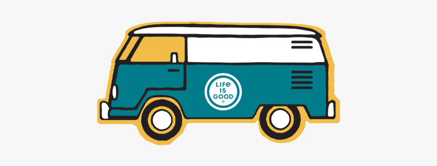 Happy Van Decal - Life Is Good Van Sticker, HD Png Download, Free Download